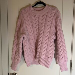 H&M pink sweater